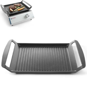 Płyta taca grillowa ryflowana do kuchenek indukcyjnych TEFLON 39x26cm - HENDI 629130 6 Płyta taca grillowa ryflowana do kuchenek indukcyjnych TEFLON 39x26cm - HENDI 629130 - obrazek 1
