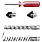 6361 zestaw akcesoria do przepychacza udrazniacza do rur 30 100 mm 16 mm msw power drain clean 23e