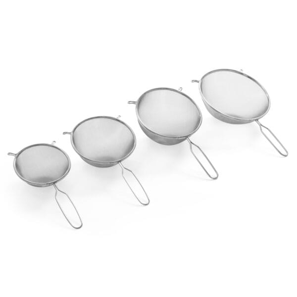 Sito gęste z rączkami ze stali nierdzewnej Profi Line śr. 180 mm - Hendi 637203 1 637104 2