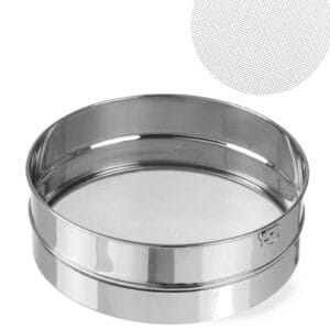 Sito do przesiewania bułki tartej śr. 247mm stalowe - Hendi 637814 3 Sito do przesiewania bułki tartej śr. 247mm stalowe - Hendi 637814 - obrazek 1