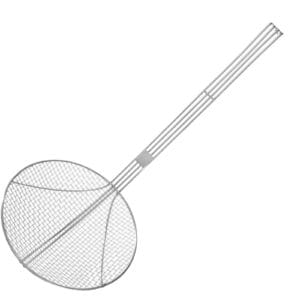 Cedzak sitko do smażenia w głębokim oleju ze stali nierdzewnej śr. 220 mm - Hendi 640708 2 Cedzak sitko do smażenia w głębokim oleju ze stali nierdzewnej śr. 220 mm - Hendi 640708 - obrazek 1