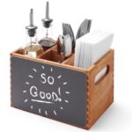 664148 skrzynka pojemnik na menu sztucce przyprawy z tablicami do pisania drewniana hendi 664148 ean 8711369664148 hurtownia zielona gora
