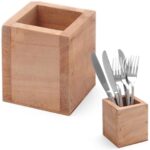 664186 pojemnik na sztucce drewniany kwadratowy 80x80x95 mm hendi 664186 ean 8711369664186 hurtownia zielona gora