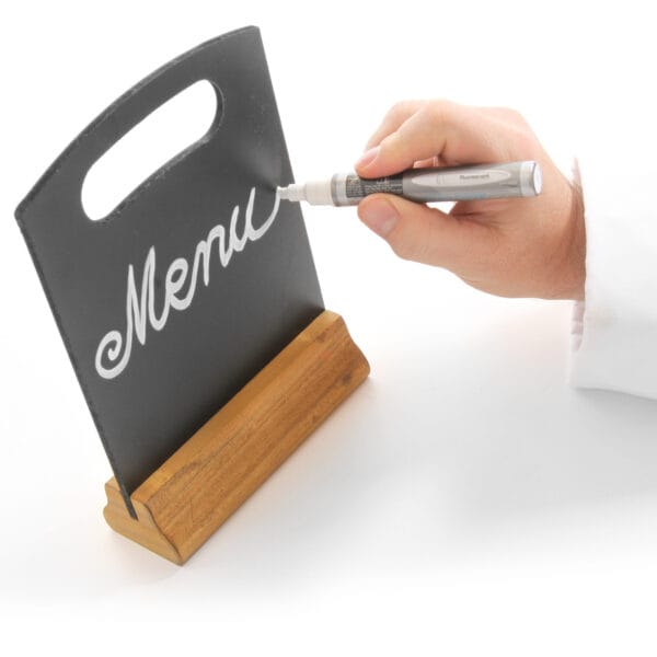 Stołowa tabliczka informacyjna reklamowa na stół 150x230mm zestaw 2 szt. - Hendi 664056 1 664209 2