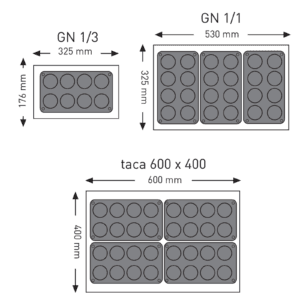 Foremki silikonowe nieprzywierające do pieczenia do 260C MUFFINS 176x300mm GN1/3 - Hendi 677209 4 Foremki silikonowe nieprzywierające do pieczenia do 260C MUFFINS 176x300mm GN1/3 - Hendi 677209 - obrazek 2