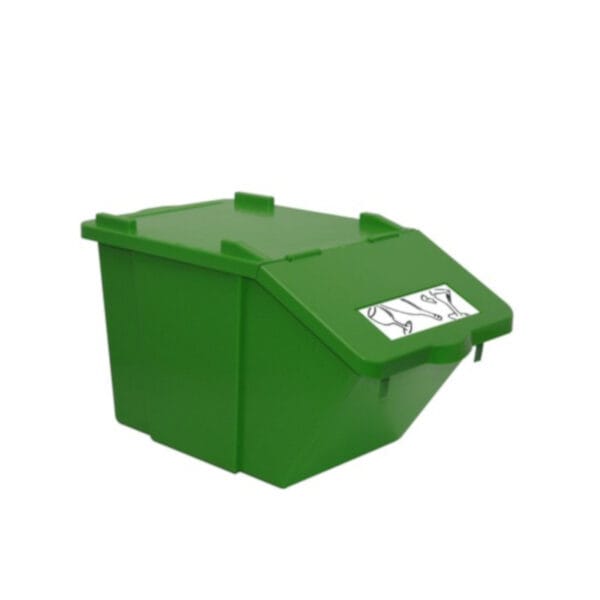 Pojemnik do sortowania odpadów piętrowy - zielony 45L 1 6800 2 meva filmop pojemnik do sortowania odpadow pietrowy zielony 45l hurtownia sklep cena tanio