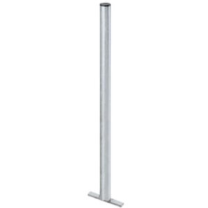 Słupek stalowy ocynkowany do kosza ulicznego na śmieci 60x1200mm 2 Słupek stalowy ocynkowany do kosza ulicznego na śmieci 60x1200mm - obrazek 1