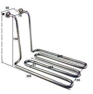 Grzałka do frytownic 10l Royal Catering 3200W 230V 5 Grzałka do frytownic 10l Royal Catering 3200W 230V - obrazek 3