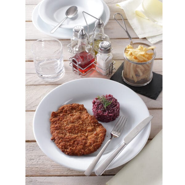 Talerz płytki OPTIMA biała porcelana śr. 210mm zestaw 12szt. - Hendi 770856 2 770849 3