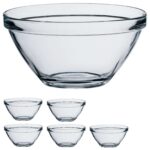 776025 hendi salaterka miseczka szklana pompei 350ml zestaw 6szt