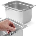 803400 pojemnik gn z chowanymi uchwytami stal nierdzewna 325x265mm wys 200mm sklep cena tanio