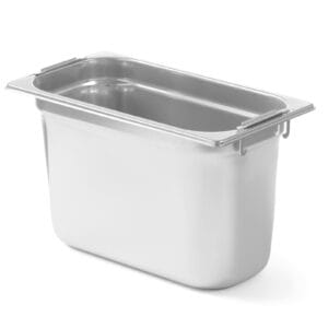 Pojemnik GN z chowanymi uchwytami stal nierdzewna GN1/3 325x176mm wys. 200mm - Hendi 803509 6 Pojemnik GN z chowanymi uchwytami stal nierdzewna GN1/3 325x176mm wys. 200mm - Hendi 803509 - obrazek 2