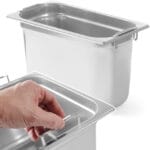 803509 pojemnik gn z chowanymi uchwytami stal nierdzewna 325x176mm wys 200mm sklep cena tanio