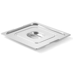Pokrywka do pojemnika GN Profi Line z wycięciem na uchwyty GN1/4 265x162mm stal nierdzewna - Hendi 804247 1 Pokrywka do pojemnika GN Profi Line z wycięciem na uchwyty GN1/4 265x162mm stal nierdzewna - Hendi 804247 - obrazek 1