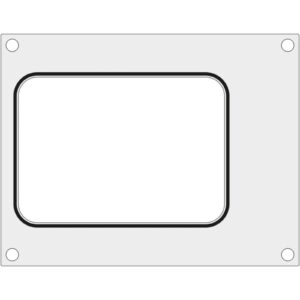 Matryca forma do zgrzewarki CAS CDS-01 na tackę bez podziału 187x137 mm - Hendi 805435 1 Matryca forma do zgrzewarki CAS CDS-01 na tackę bez podziału 187x137 mm - Hendi 805435 - obrazek 1