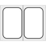 805886 matryca forma do zgrzewarek bokama na dwie tacki pojemniki 178x113 mm hendi 805886 ean 8711369805886 hurtownia zielona gora