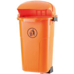 8059 9 kosz miejski urban bin pomaranczowy europlast hurtownia sklep