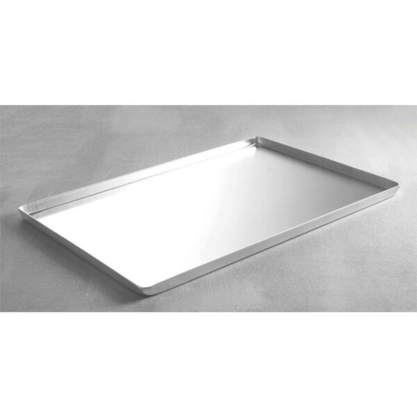 Taca cukiernicza ekspozycyjna do ciasta 30x20cm - srebrna 1 808467 1