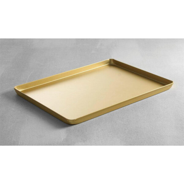Taca cukiernicza ekspozycyjna do ciasta 30x20cm - złota 1 808559 1