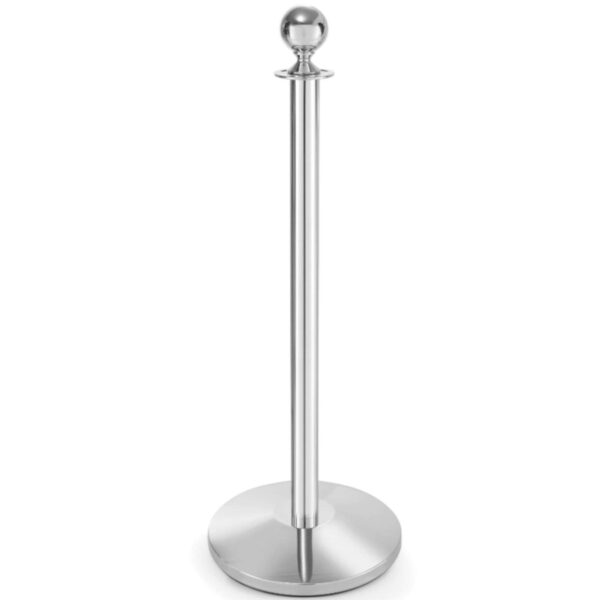 Podstawa do słupka odgradzającego chromowana srebrna śr. 360 mm - Hendi 810484 2 810484 2