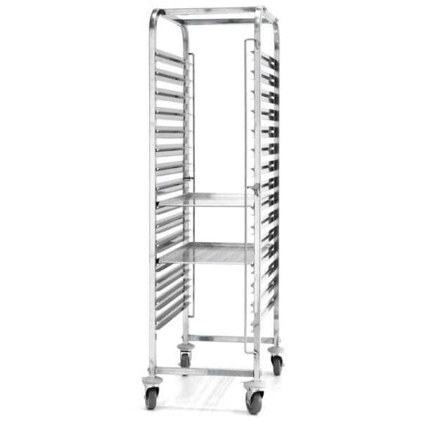 Wózek stalowy do transportu tac blach piekarniczych 15 x 60x40cm - Hendi 810651 5 810651 3