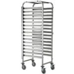 810651 wozek stalowy do transportu tac blach piekarniczych 15 x 60x40cm hendi 810651 hurtownia cena tanio