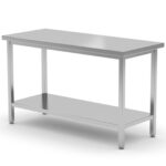810729 stol blat roboczy stalowy centralny z polka 140x70x85 cm hendi 810729 ean 8711369810729 hurtownia zielona gora
