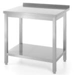 811474 stol blat roboczy do kuchni stalowy przyscienny z rantem i polka 120x60cm hendi 811474 hurtownia cena tanio
