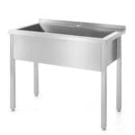 811825 stol z basenem ze zlewem jednokomorowym stalowy do kuchni 80x60cm hendi 811825 hurtownia cena tanio