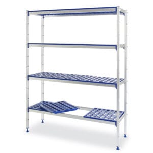 Regał magazynowy ażurowy do żywności szer. 128cm wys. 168.5cm - Hendi 812273 5 Regał magazynowy ażurowy do żywności szer. 128cm wys. 168.5cm - Hendi 812273 - obrazek 2