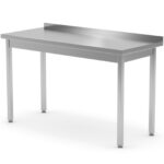 812693 stol blat roboczy stalowy przyscienny z rantem 140x70x85 cm hendi 812693 ean 8711369812693 hurtownia zielona gora