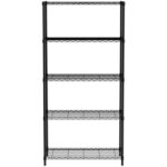 812990 regal magazynowy skrecany 5 polkowy czarny 91x45x183 cm hendi 812990 ean 8711369812990 hurtownia zielona gora
