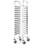 813270 wozek transportowy do przewozu pojemnikow gastronomicznych 15x gn1 1 kitchen line hendi 813270 hurtownia zielona gora