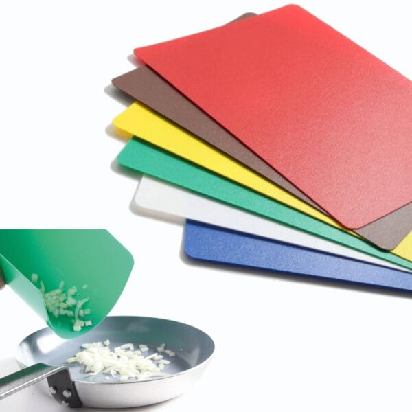 Elastyczne podkładki do krojenia HACCP 6 sztuk - Hendi 826300 1 826300 hendi elastyczne podkladki do krojenia haccp 6 sztuk hurtownia sklep tanio