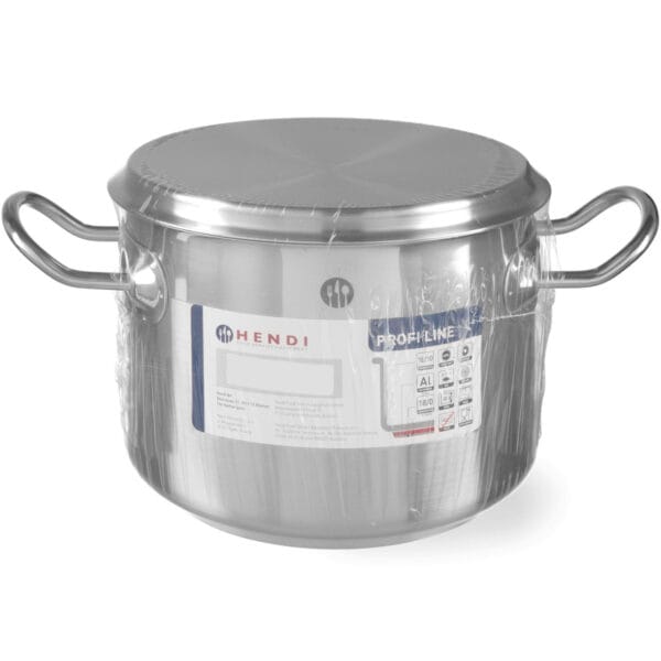 Garnek niski Profi Line z pokrywką 1,5 l śr. 160 x 75 h - Hendi 830000 2 830000 8