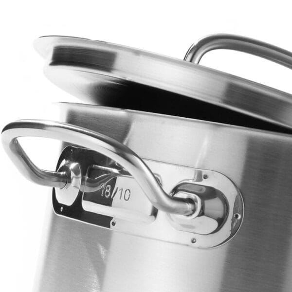 Garnek niski Kitchen Line z pokrywką 12 l śr. 320 x 150 h - Hendi 836040 2 836019 12