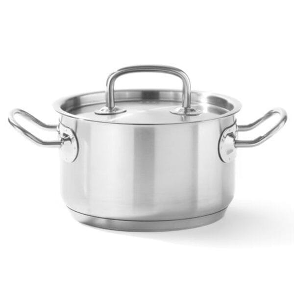 Garnek średni Kitchen Line z pokrywką 5,5 l śr. 240 x 135 h - Hendi 836309 1 836309 hendi garnek sredni kitchen line z pokrywka 55 l sr 240x135 h hurtownia sklep cena tanio