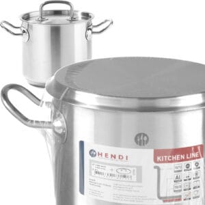 Garnek wysoki Kitchen Line z pokrywką 2,8 l śr. 160 x 140 h - Hendi 837108 9 Garnek wysoki Kitchen Line z pokrywką 2,8 l śr. 160 x 140 h - Hendi 837108 - obrazek 1