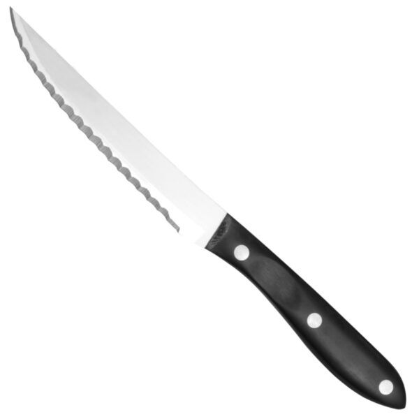 Nóż do steków ząbkowany nierdzewny dł. 120 mm + widelec ZESTAW 2 el. - Hendi 841174 1 841174 1