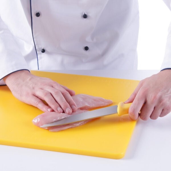 Nóż do filetowania drobiu HACCP 300mm - żółty - HENDI 842539 1 842539 1