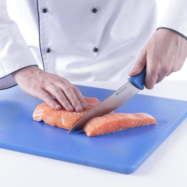 Nóż kuchenny do ryb HACCP 385mm - niebieski - HENDI 842744 1 842744 1