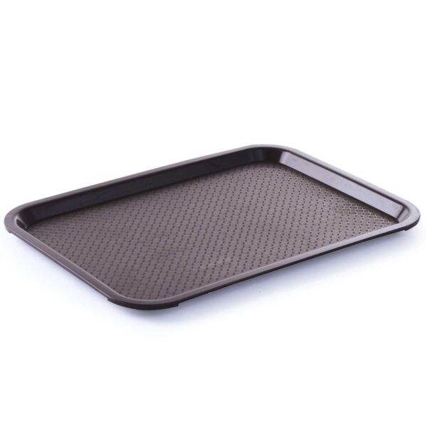 Taca z polipropylenu Fast Food 30.5x41.5cm - brązowa 1 878941 1