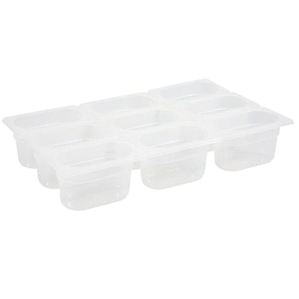 Pojemnik gastronomiczny z polipropylenu GN 1/9 wys. 100 mm - Hendi 880524 1 880524 2