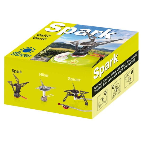 Najlżejsza kuchenka turystyczna na kartusze gazowe (zawór lub gwint) SPARK 80gram 2.6kW 5 kp14001 4