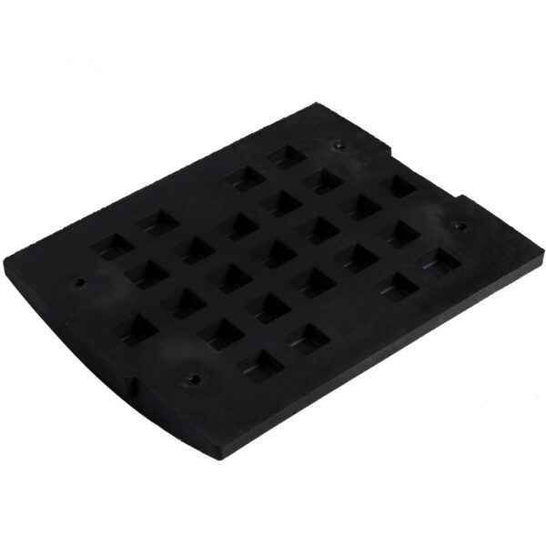 Próg podrzutowy zwalniający gumowy środkowy szer. 480x395x60mm 9 p019 9