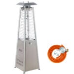 tz16001 lampa gazowa grzejnik stolowy na gaz piramida mini na kartusze gazowe z reduktorem