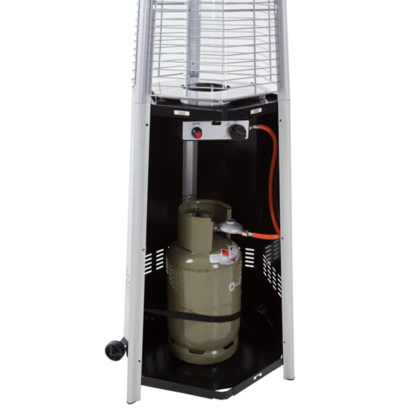 Lampa grzejnik promiennik gazowy tarasowy ogrodowy na gaz LPG 12,5 kW HEXAGON 7 utz21001 10