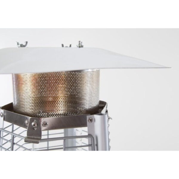 Lampa grzejnik promiennik gazowy tarasowy ogrodowy na gaz LPG 12,5 kW HEXAGON 4 utz21001 9