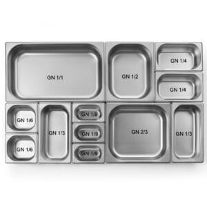 Pojemnik GN 1/4 wys. 65 mm ze stali nierdzewnej - Hendi 800522 4 Pojemnik GN 1/4 wys. 65 mm ze stali nierdzewnej - Hendi 800522 - obrazek 2