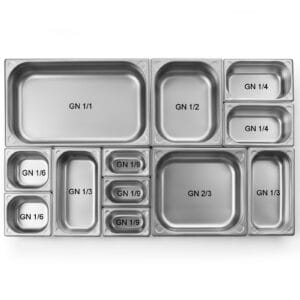 Pojemnik GN 2/3 stalowy Kitchen Line wys. 150 mm - Hendi 806241 9 Pojemnik GN 2/3 stalowy Kitchen Line wys. 150 mm - Hendi 806241 - obrazek 5